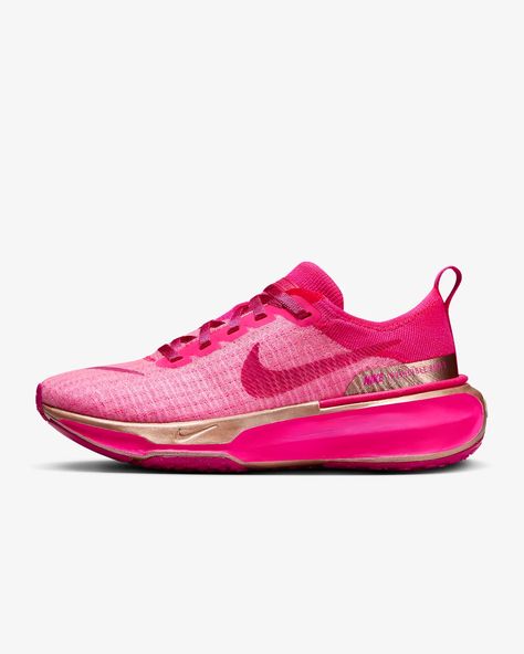 Nike Invincible 3 Women's Road Running Shoes. Nike.com Nike Invincible 3, Nike Air Max 90s, Tenis Nike, 3 Women, Pink Running Shoes, Nike Id, Nike Air Force Ones, Nike Flyknit, Blue Sneakers