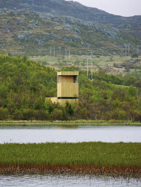 Gallery of National Tourist Routes Projects / 70ºN Arkitektur - 44 Bird Watching Tower, Viking Museum, Travelers Rest, Lofoten Islands, Glass Facades, Watch Tower, Birdwatching, Nature Reserve, Bird Watching