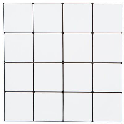 Tic Tac Tiles, Beveled Subway Tile, Smart Tiles, Peel And Stick Tile, Tile Stores, Square Tile, Stick On Tiles, White Bedding, Grout