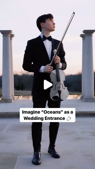 Alan Milan on Instagram: "“Oceans” as a wedding entrance 💍❤️Violin by @itsamoney 

🎻 Full version available on @stringsbespoke 

📸 Shot at @scarbroughhaven Wedding Venue

#oceans #itsamoney #christian #emotional #violinist #explore #fyp #dallasviolinist #dallaswedding #dallasmusicians #weddingmusicians #dallas #wedding #dallasmusic #weddingviolinist #weddingentrance #alanmilan #destinationwedding #destinationweddings #cry" Wedding Entrance Songs Piano, Christian Wedding Entrance Songs, Songs For Groom To Walk Down The Aisle, Violin Wedding Entrance, Violin Wedding Ceremony Music, Alan Milan, Wedding Violinist, Wedding Entrance Music, Violin Wedding