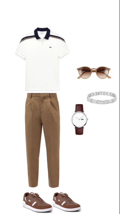 Lacoste Tito Outfit Tito Outfit Men, Tito Fits, Tito Outfits, Tito Outfit, Lacoste Outfits For Men, Lacoste Outfit, Lacoste Men, Mens Outfits, Quick Saves