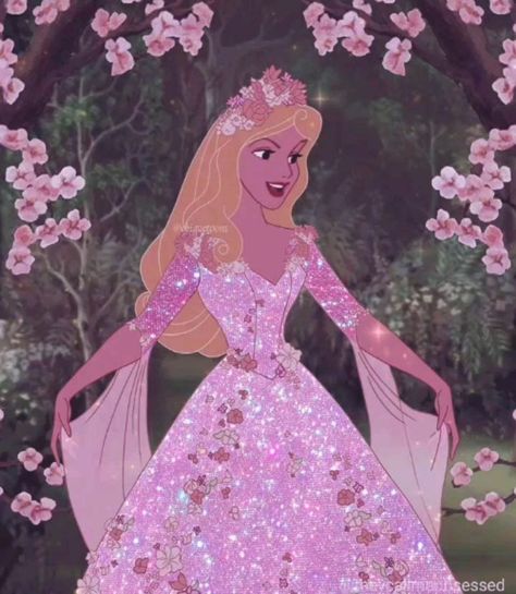 Some Disney princesses truly know how to dress💕#Disney #pink #princess #デズニー #ピンク #姫 Dress Animation, Pink Wallpapers, Princess Aurora, Princess Aesthetic, Wallpaper Cave, The Princess, I Saw, Wallpapers, Fan Art