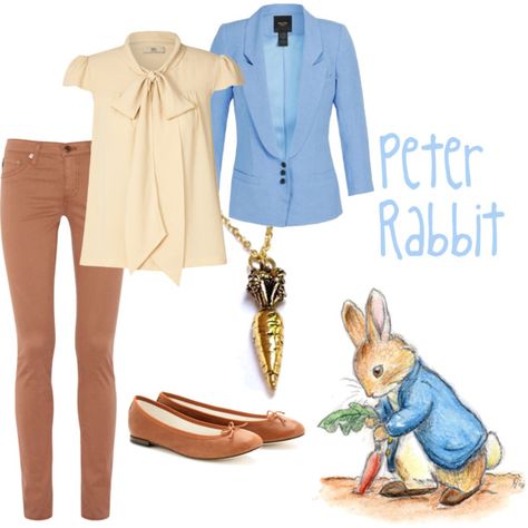 "Peter Rabbit" Peter Rabbit Costume, Behave Yourself, Rabbit Outfit, Beatrix Potter Characters, Cottagecore Farm, Colourful Scarf, Brown Clothes, Peter Rabbit Birthday, Tale Of Peter Rabbit