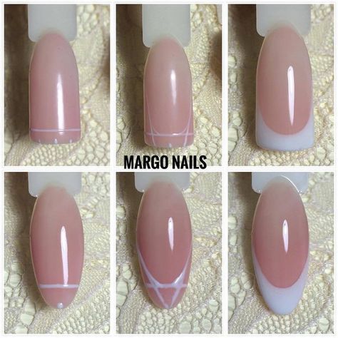 Gel X Overlay Method, Nail Design Display, How To Shape Almond Nails Short, Easy Gel Nail Designs For Beginners, Kutek Disney, Manikur Kuku, Nail Drawing, Nail Techniques, Diy Acrylic Nails