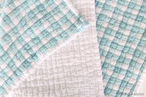 Gauze Quilt, Cotton Gauze Blanket, Trendy Baby Blankets, Diy Baby Blanket, Gauze Blanket, Sew Baby, Kids Quilts, Easy Baby Blanket, Blanket Ideas