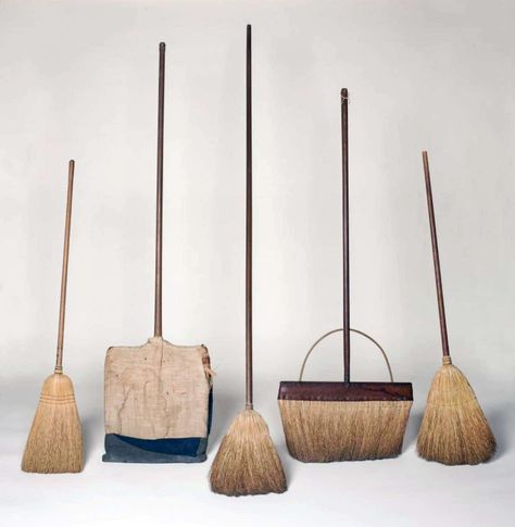 A Good Broom and Brush - The Journal of Antiques and Collectibles Best Broom, Whisk Broom, Brooms And Brushes, Shaker Furniture, Broom Handle, Living Museum, Brush Type, Antiques And Collectibles, Used Tools