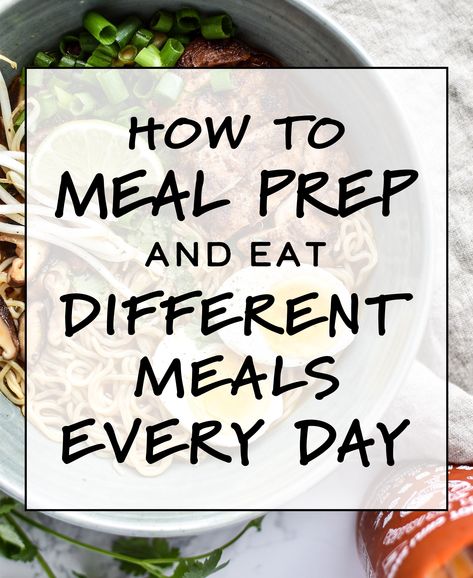 Don't like eating the same meal prep every day? Change it! Here's are my tips on How to Meal Prep and Eat Different Meals Every Day. #projectmealplan #mealprep #howtomealprep #mealprepping #mealprepforbeginners Most Effective Diet, Meal Prep For Beginners, Cold Lunches, Low Carb Diet Plan, Sunday Meal Prep, Meal Prep Bowls, Freezer Cooking, Breakfast Meal Prep, Lunch Meal Prep