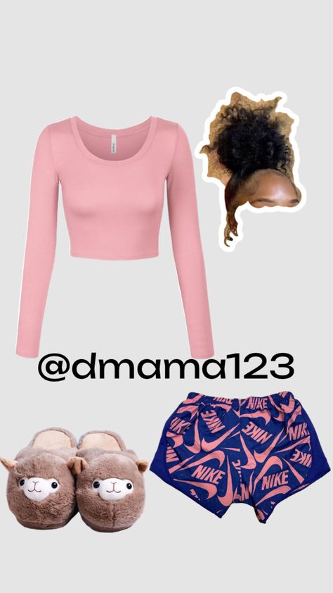 @dmama123 Dti Outfits Going To Sleep, Baddie Stay At Home Outfits, Dti Going To Sleep Fit, Summer Sleepover Sleepwear, Baddie Pjs Shorts, Geek Clothes, Teen Swag Outfits, Cute Lazy Day Outfits, Cute Lazy Outfits