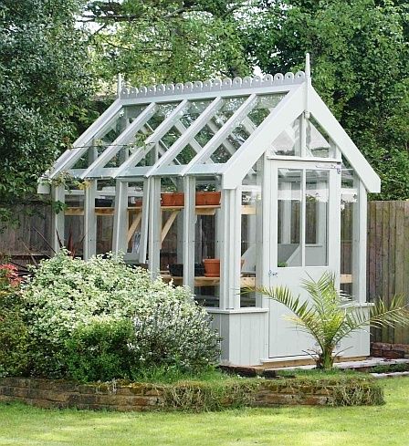 Timber Greenhouse, Greenhouse Benches, Greenhouse Panels, Wooden Greenhouse, Traditional Greenhouses, Greenhouse Design, Victorian Greenhouse, Victorian Greenhouses, Garden Retreat