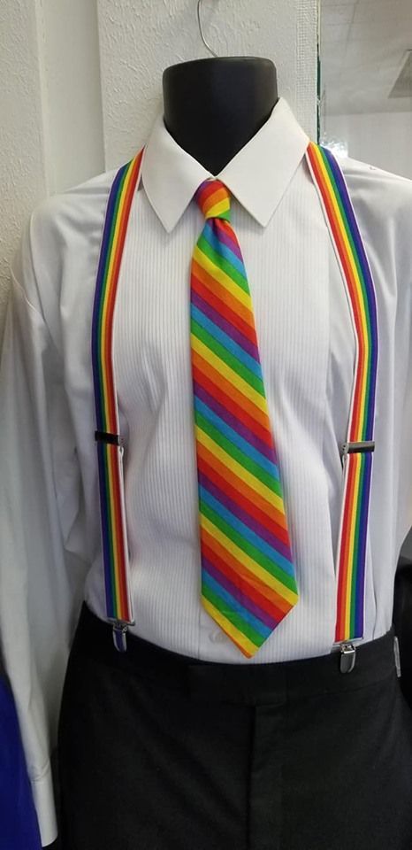 Rainbow Tuxedo, Lgbtq Outfit, Suit Tuxedo, Gay Outfit, Formal Accessories, Rainbow Wedding, Rainbow Outfit, Planning Wedding, Pride Outfit