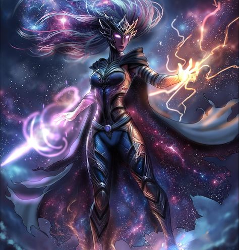 Kindra the Sorceress was destined for greatness. Her natural mastery of cosmic energies enabled her to cast spells capable of bending reality. She fights to keep the galaxy’s balance, her powers both a spectacle and chaotic . . . . . #starball #galacticgladiators #anime #animeart #marvelart #comicbookart #comicart #animeinsta #fanart #artwork #characterart #fighters #coolart #gaming #comicart #superhero #dccomicart #ninjaturtles #characterdesign #spacefantasy #digitalsketch #artoftheday Energy Bending, Reality Bending, The Sorceress, Destined For Greatness, Space Fantasy, Children's Picture Books, Childrens Stories, Dc Comics Art, Halloween Make