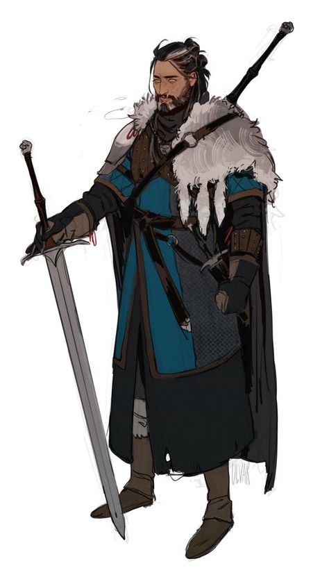 Witcher Art, Male Character, Dungeons And Dragons Characters, Dnd Art, Fantasy Armor, Fantasy Warrior, Arte Fantasy, Character Design Male, 판타지 아트