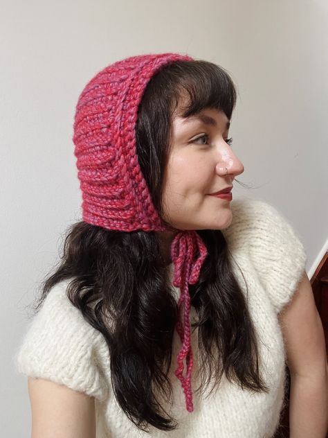 be my baby bonnet — material grrrlz Crochet Headwarmer Free Pattern, Gen Z Crochet Patterns, Crochet Hat Styles, Crochet Bonnet Adult, Crochet Winter Accessories, Crochet Earwarmer Pattern Free, Crochet Baclava, Winter Crochet Clothes, Crochet Bonnet Free Pattern