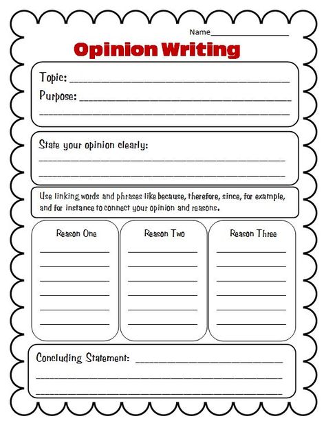 Free Printable Graphic Organizers for Opinion Writing by Genia Connell Opinion Writing Topics, Opinion Writing Template, Essay Planning, Opinion Writing Graphic Organizer, Writing Graphic Organizers, Graphic Organizer Template, Opinion Essay, Writing Paper Template, Writing Template