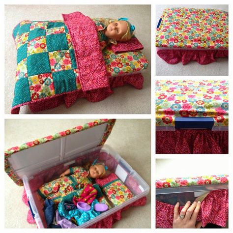 Doll Bed Diy, Doll Storage, American Girl Diy, Куклы American Girl, American Girl Doll Diy, Barbie Ideas, American Girl Doll Crafts, American Girl Doll Accessories, American Girl Crafts