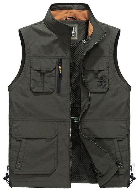 Photographer Vest, Mens Outdoor Vest, Vest 2023, Vest Outfits Men, Hiking Vest, Safari Vest, Going Out Fashion, Travel Vest, Hunting Vest