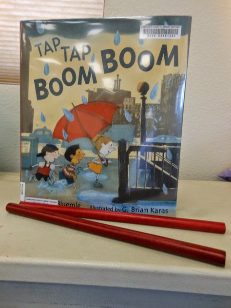 Storytime with Miss Tara and Friends: Pre-K Rain Large Group Activities, Rhythm Sticks, Preschool Weather, Kindergarten Music, Weather Theme, Music Curriculum, Music Lesson Plans, Preschool Music, Elementary Music Classroom