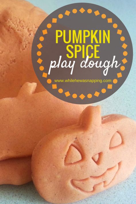 Pumpkin Spice Play Dough is the perfect Fall and Halloween sensory activity! Soft, smells amazing and kids LOVE it! Diy Play Doh, Diy Playdough, Halloween Sensory, Play Activity, Playdough Recipe, Harvest Party, Fall Crafts For Kids, Best Pumpkin, Homemade Pumpkin