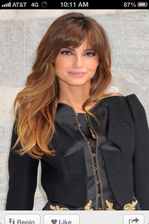 Ombre Haircuts With Bangs For Square Faces, Medium Hair Styles For Square Faces, Bangs On Rectangular Face, Hair Styles For Rectangular Face, Hairstyles For Rectangle Faces, Best Haircuts For Oblong Face Shape, Bangs For Oblong Face Shape, Best Haircuts For Rectangular Faces, Haircuts Rectangle Face