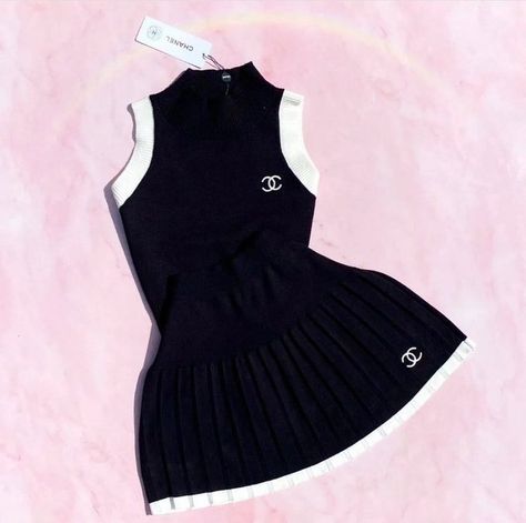 - on X: "Chanel Tennis Skirt Set https://t.co/HJT1QL7ziW" / X Chanel Tennis, Tennis Dress Outfit, Tennis Set, Chanel Outfit, Fitness Wear Outfits, Concept Clothing, Tennis Fashion, November 1, Dolce E Gabbana