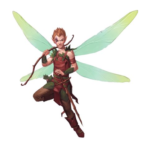 Male Sprite Ranger - Pathfinder PFRPG DND D&D 3.5 5E 5th ed d20 fantasy Monster Manual, Male Fairy, Creature Fantasy, Forgotten Realms, Dnd Monsters, Fantasy Races, Dungeons And Dragons Characters, Arte Fantasy, Fantasy Rpg