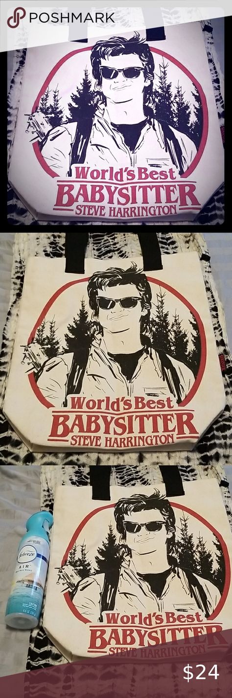 SALE NEW STRANGER THINGS CANVAS STEVE BAG PRICE FIRM Stranger Things Canvas, Radley London Handbags, Louis Vuitton Eva Clutch, Loungefly Purse, Canvas Duffel Bag, Rebecca Minkoff Mini Mac, Wool Tote, Juicy Couture Purse, Michael Kors Bedford