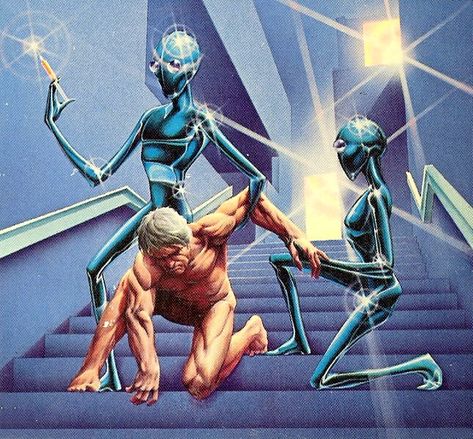 Vintage Sci Fi Art, Test Subject, Alien Artwork, 70s Sci Fi Art, Arte Peculiar, Scifi Fantasy Art, Science Fiction Illustration, Sf Art, Arte Alien