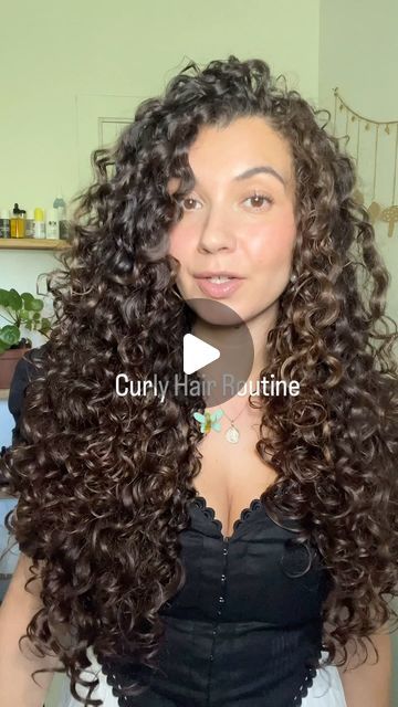 Ashley Nylander on Instagram: "Step by Step Curly Hair Routine 🧚🏼🤎   Products used →  Redken acidic bonding curls  Curlsmith weightless air dry cream and hydrostyle flexi jelly Ouidad climate control stronger hold gel  Fable and Mane shine oil" Moisture Overload Curly Hair, Ouidad Before And After, Curly Hair Routine Steps, Air Dry Curly Hair, Curly Hair Tools, Redken Acidic Bonding, Damaged Curly Hair, Curl Routine, Oil For Curly Hair