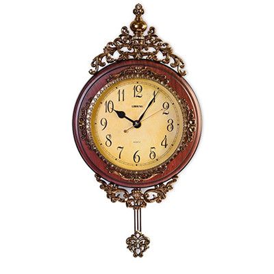 Traditional Wall Clocks, Clock Painting, Office Clock, Pendulum Wall Clock, Pendulum Clock, Kitchen Wall Clocks, Wall Clock Design, Classic Home Decor, Three Star