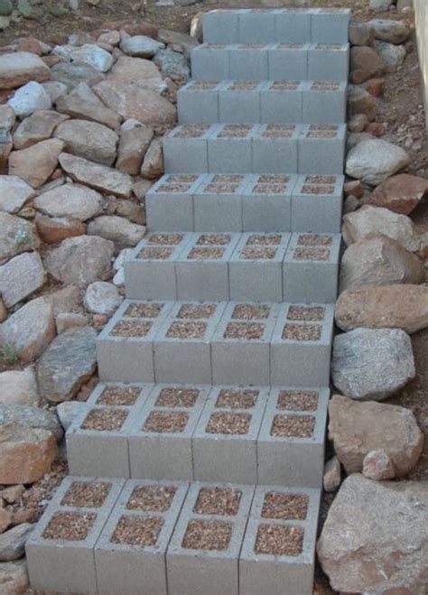 Best 5 Diy Stairs Outdoor Cinder Blocks Diy Stairs Outdoor, Cinder Block Fire Pit, Cinder Block Bench, Outdoor Buffet, Cinder Block Garden, Natural Farming, Cinder Blocks, Diy Stairs, Starting A Garden