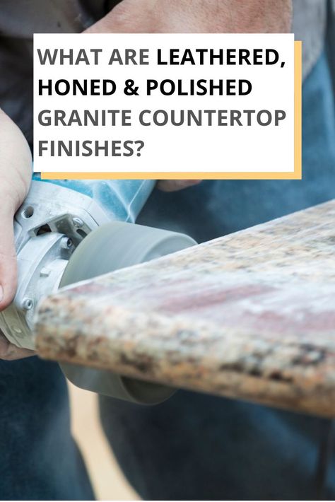 Leathered Marble Countertops, Granite Countertop Care, Leathered Granite, How To Work With Dated Granite, Leather Finish Granite, Resealing Granite Countertops, How To Reseal Granite Countertops, Sensa Granite Countertops, Caring For Granite Countertops