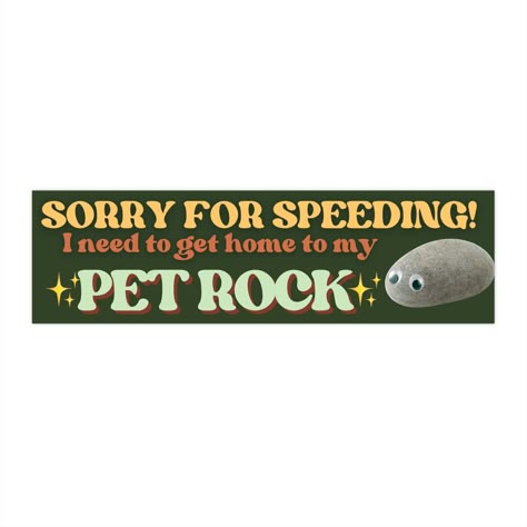 Unhinged Bumper Stickers, Girly Car Decals, Funny Car Bumper Stickers, Bumper Magnets, Pet Rock, Car Deco, Funny Bumper Stickers, Mom Car, Cool Car Accessories