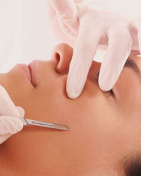 This is actually a dermaplaning myth that was busted by science back in the 1920's. Your hair will grow back, however it will not be any different than it was prior to dermaplaning facial. Dermaplaning Aesthetic, Dermaplaning Facial, Facial Pictures, Perfect Skin, Facial, Science, Branding, Hair, Beauty