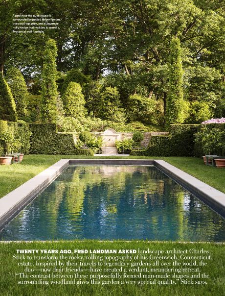 LANSCAPE DESIGN ~ CHARLES STICK. | (4 of 6) || [The other 5 are on my "Gardening" board.] ♥A Victorian Backyard, Garden Swimming Pool, Mini Pool, Garden Aesthetic, Big Garden, Dream Pools, Backyard Pool Designs, Beautiful Pools, Swimming Pools Backyard