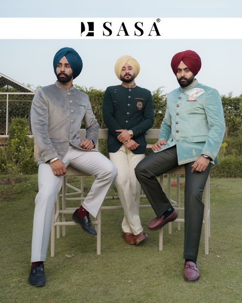 Unveiling Bandhgala collection for upcoming festive season. Book YOUR Outfits... Call or WhatsApp at +918000086299 or +918000082699 . Clothing - @sasastyle__ Groom Shoot, Pajama Men, Boys Kurta Design, Kurta Pajama Men, Boys Kurta, Mens Fashion Blazer, Kurta Design, Men Stylish Dress, Kurta Pajama