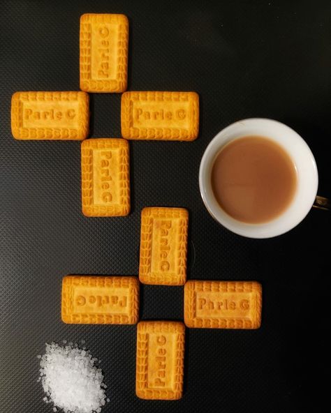 Tea and Biscuits 😋 Parle G Biscuits, Parle G, The Cup, Biscuits, Tea, Tableware, Quick Saves