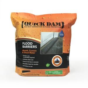 Quick Dam 6 in. x 17 ft. Expanding Barrier QD617-1 at The Home Depot - Mobile Flood Barrier, Hot Water Tanks, Flood Protection, Erosion Control, Concrete Pavers, Sand Bag, Protecting Your Home, Flexible Design, Pool Patio