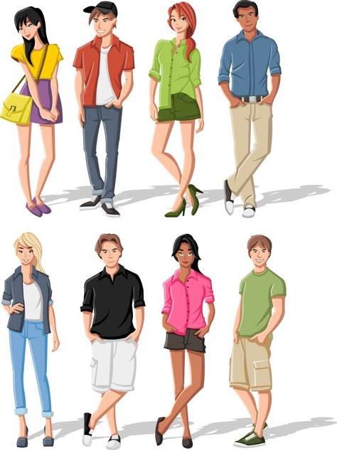 Describing People, Picture Comprehension, Esl Teaching Resources, French Teaching Resources, School Lesson Plans, Esl Resources, Speaking Activities, English Story, Cartoon People