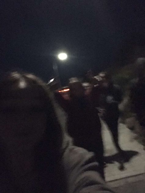 Night Time, At Night, Walk In, Walking, With Friends