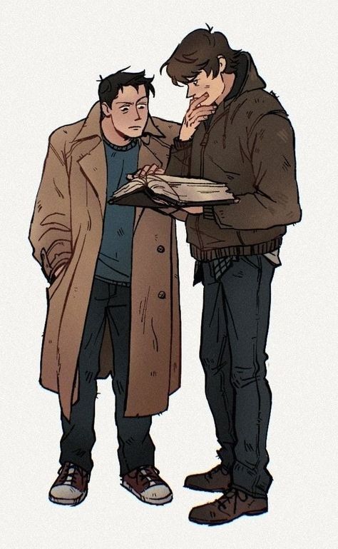 Supernatural Fan Art, Supernatural Art, Supernatural Destiel, Tv Supernatural, Supernatural Fans, Comic Style, Supernatural Fandom, Plot Twist, Art Style Inspiration