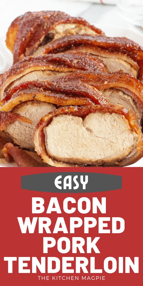 Bacon Wrapped Pork Tenderloin Oven, Tender Loin Recipes, Pork Tender Loin Recipes, Pork Tenderloin Tips, Tenderloin Tips Recipe, Tenderloin Wrapped In Bacon, Bacon Wrapped Pork Tenderloin Recipes, Tenderloin Tips, Pork Loin Recipes Oven