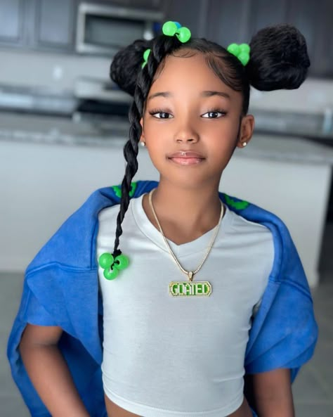 Curly Hairstyles For Kids, Aziyah Zaliyah, Braided Hairstyles Black, Braiding Ideas, Daughter Hairstyles, Lil Girl Hairstyles, Girls Natural Hairstyles, Natural Hairstyles For Kids