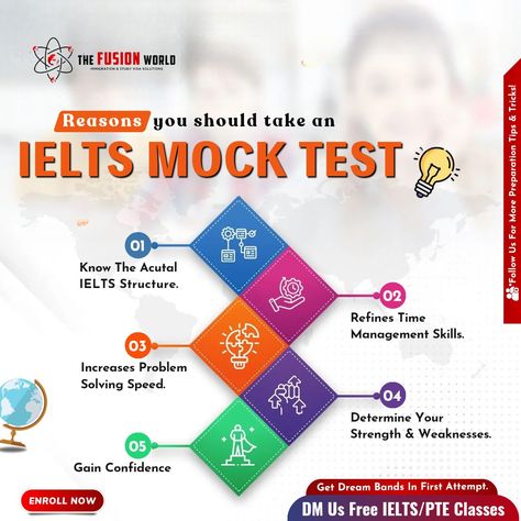 🌟 Ready to achieve your IELTS dreams? 🌟 Discover the top reasons why you should take an IELTS MOCK TEST with Fusion World! 

🚀 Boost your confidence, perfect your timing, and pinpoint your weaknesses. 📈 Don't miss out on this opportunity to shine! 🌠

Book your FREE Demo Classes now and embark on your journey to success! 🎓💪 

[ielts preparation, ielts moke test, test prep, ielts institute, ielts coaching] Test Posters, Ielts Preparation, Ielts Coaching, Journey To Success, Time Management Skills, Mock Test, Boost Your Confidence, Educational Consultant, How To Gain Confidence