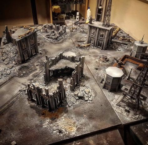 Warhammer 40k Board, Warhammer 40k Terrain Game Tables, Kill Team Terrain, Warhammer Table, 40k Table, Warhammer 40k Terrain, 40k Scenery, Dnd Crafts, Wargaming Table