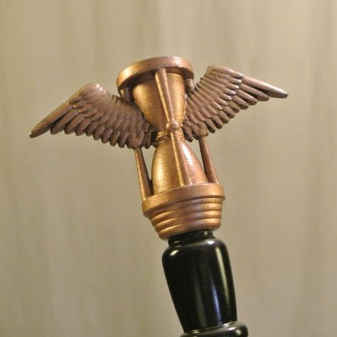 3D Printable Winged Hourglass Cane Topper - Tempus Fugit by Seamus Tinker Plague Doctor Cane, Time Is Fleeting, Plague Doctor Costume, Doctor Costume, Top Diy, Plague Doctor, Creative Workshop, Walking Canes, 3d Printable