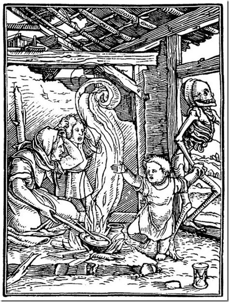 Elizabeth Tudor, and Medieval Child Mortality Hans Holbein The Younger, Hans Holbein, Slender Man, Cleveland Museum Of Art, 31 Days Of Halloween, Arte Animal, Medieval Art, Memento Mori, The Dance