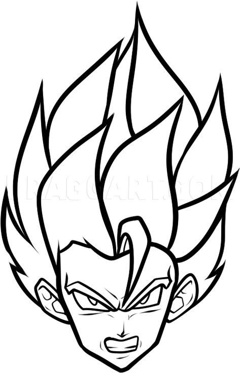 How To Draw A Super Saiyan Easy, Step by Step, Drawing Guide, by Dawn | dragoart.com Dragon Ball Drawing Easy, Goku Drawing Easy Step By Step, How To Draw Goku Step By Step, Dragon Ball Z Drawings Easy, Goku Easy Drawing, Super Sonic Drawing, Sonic Drawings Easy, Goku Drawing Easy, Dragon Ball Drawing