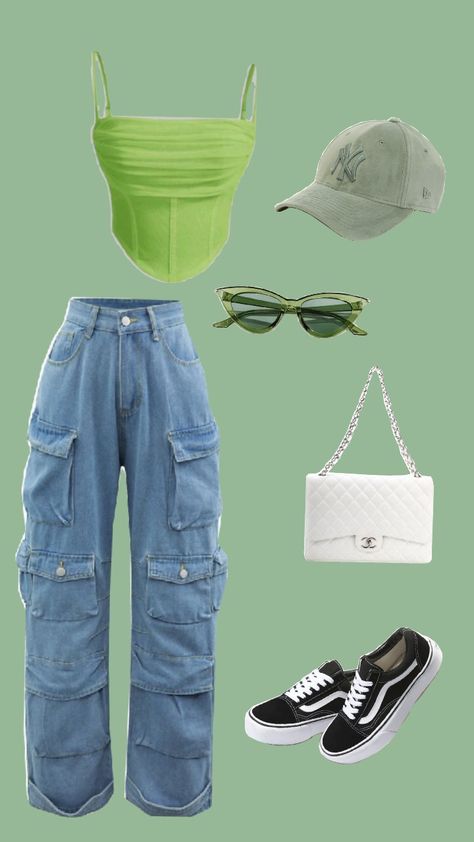 Bratz Green Outfit, Cheap Green Y2k Style Crop Top, Green Crop Top Aesthetic, Green Cropped Top For Streetwear, Fitted Green Cropped Crop Top, Shein Tops, Fashion Outfits