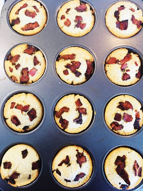 Maple Bacon Pancake Muffins - Cooks Well With Others Maple Bacon Pancake Muffins, Maple Pancake Muffins, Bacon Pancake Bites, Pancake Muffins With Bacon, Maple Bacon Pancake Bites, Mcgriddle Muffins, Bacon Pancake Muffins, Breakfast Muffin Cups, Maple Bacon Pancakes