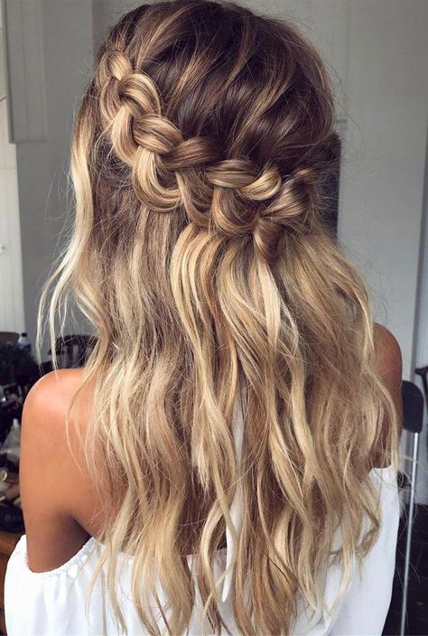 If you are in some cases questioning what to do with your hair, we've created a list of cute and simple hairdos for long hair Take pleasure in! # Luxy Hair, Boho Wedding Hair, Braid Hairstyle, Wedding Hair Inspiration, Braided Hairstyles For Wedding, Penteado Cabelo Curto, Messy Hair, Party Hairstyles, Loose Hairstyles